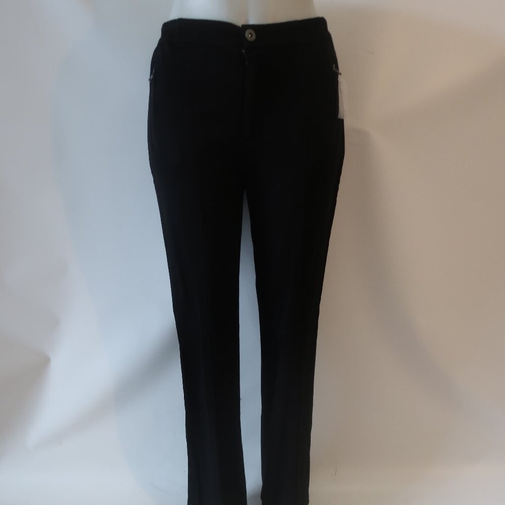 NWT Womens Marrakech (Item- 51) Black Side Leg Stripe Trouser Pants 30/L